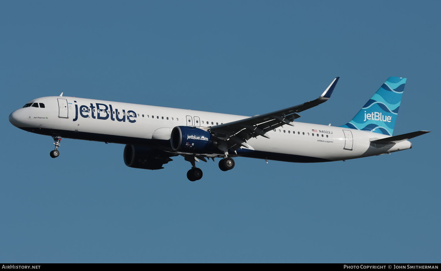 Aircraft Photo of N4022J | Airbus A321-271NXLR | JetBlue Airways | AirHistory.net #383039