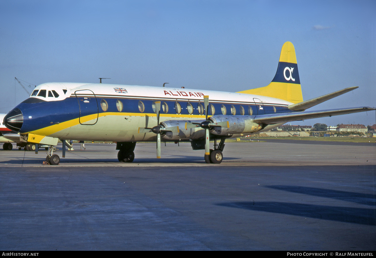 Aircraft Photo of G-AVIW | Vickers 812 Viscount | Alidair | AirHistory.net #383062