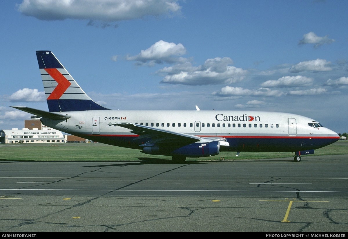Aircraft Photo of C-GKPW | Boeing 737-275/Adv | Canadian Airlines | AirHistory.net #383076