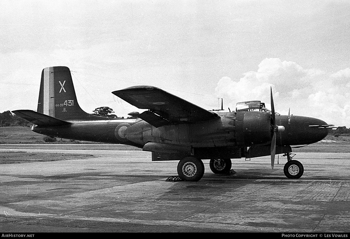 Aircraft Photo of 44-35431 | Douglas B-26B Invader | France - Air Force | AirHistory.net #383083