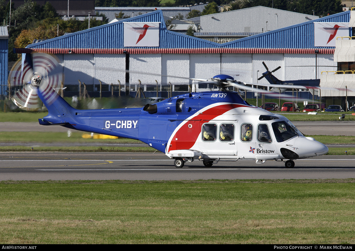 Aircraft Photo of G-CHBY | AgustaWestland AW-139 | Bristow Helicopters | AirHistory.net #383088