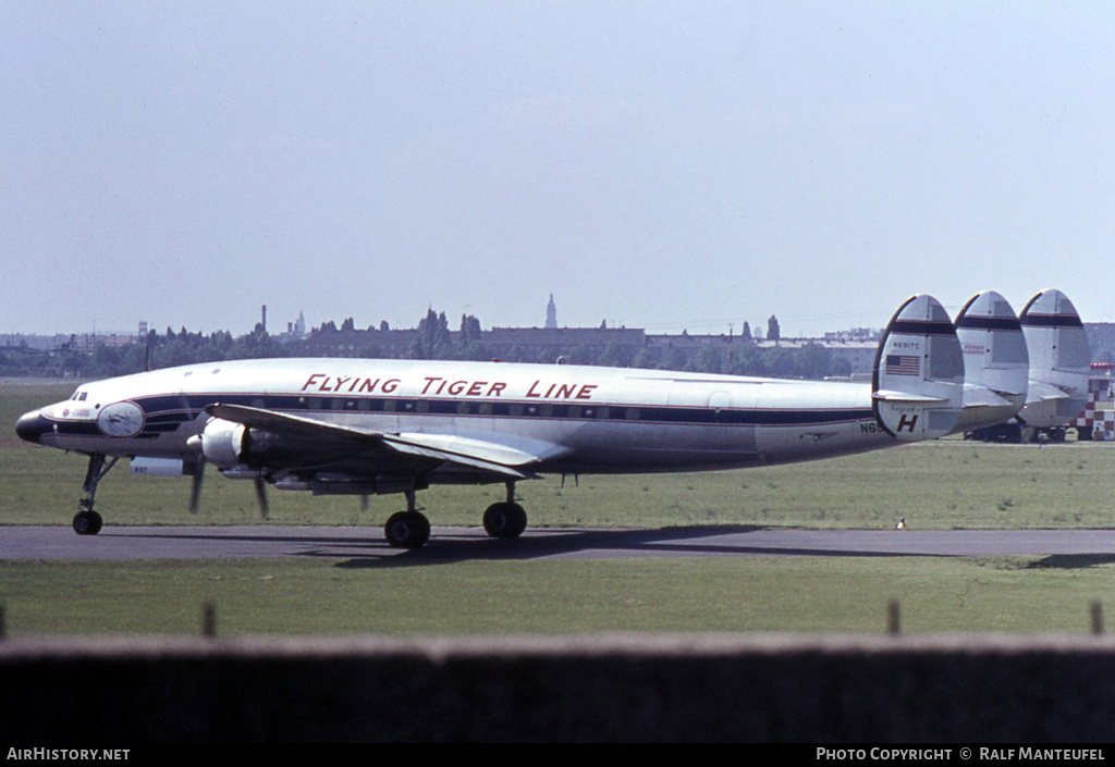 Aircraft Photo of N6917C | Lockheed L-1049H Super Constellation | Flying Tiger Line | AirHistory.net #383091