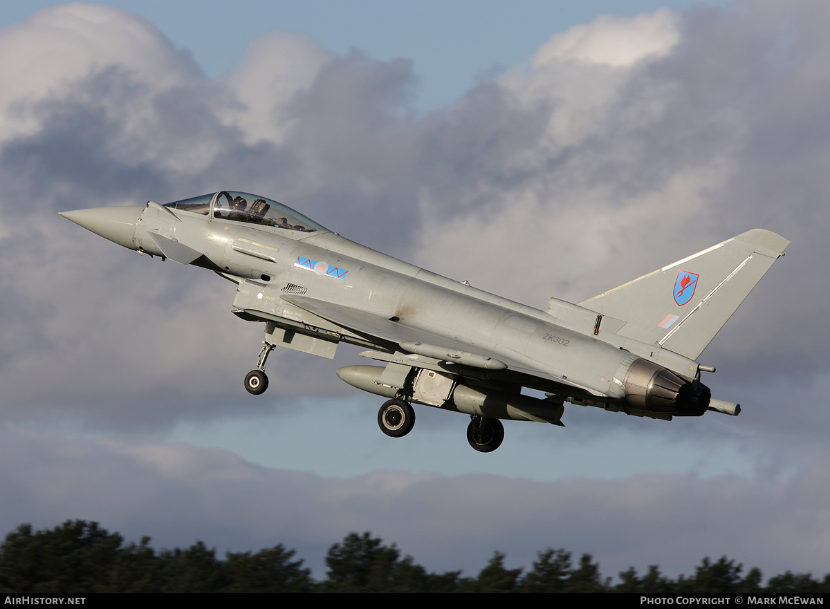 Aircraft Photo of ZK302 | Eurofighter EF-2000 Typhoon FGR4 | UK - Air Force | AirHistory.net #383104