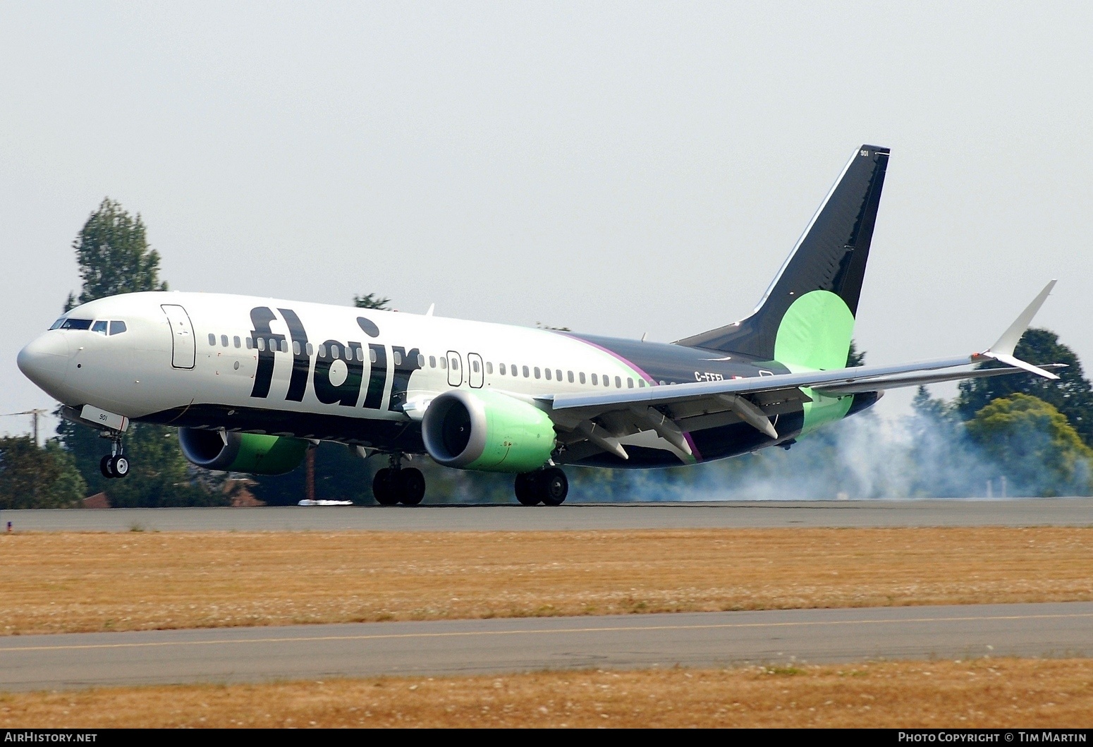 Aircraft Photo of C-FFEL | Boeing 737-8 Max 8 | Flair Airlines | AirHistory.net #383122