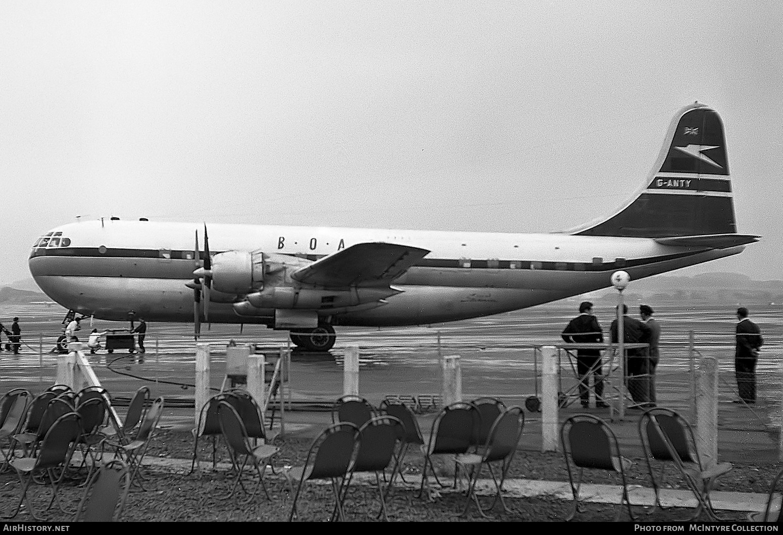 Aircraft Photo of G-ANTY | Boeing 377-10-34 Stratocruiser | BOAC - British Overseas Airways Corporation | AirHistory.net #383132