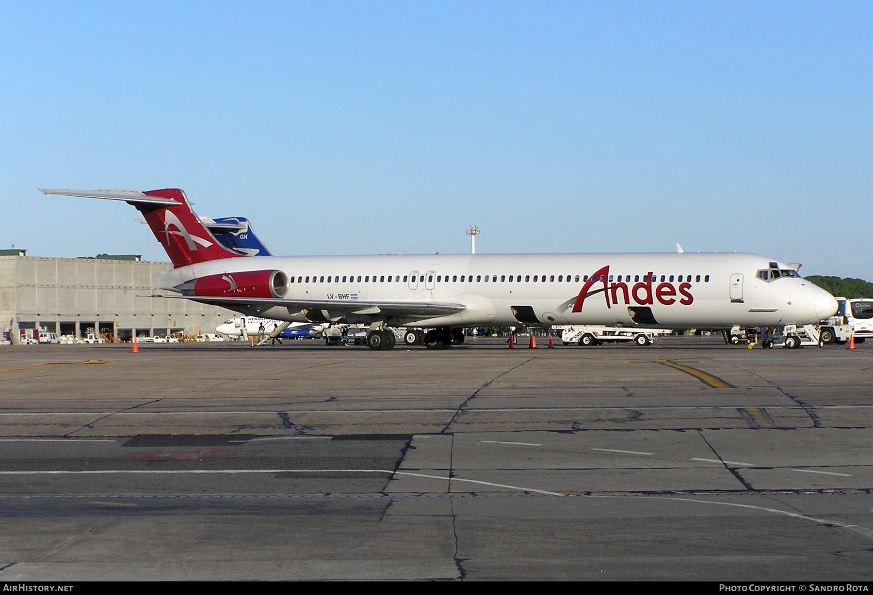Aircraft Photo of LV-BHF | McDonnell Douglas MD-82 (DC-9-82) | Andes Líneas Aéreas | AirHistory.net #383142