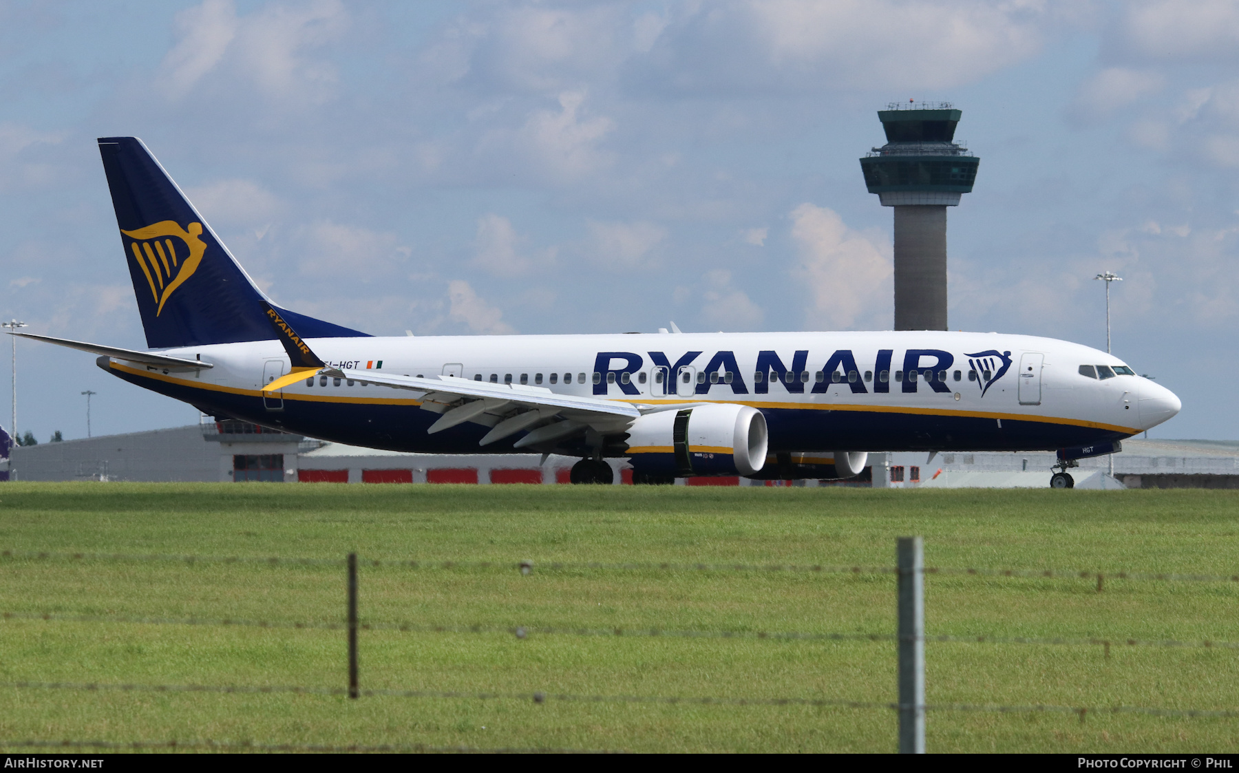 Aircraft Photo of EI-HGT | Boeing 737-8200 Max 200 | Ryanair | AirHistory.net #383179