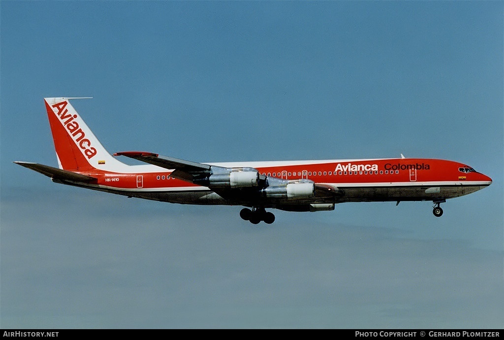 Aircraft Photo of HK-1410 | Boeing 707-359B | Avianca | AirHistory.net #383189