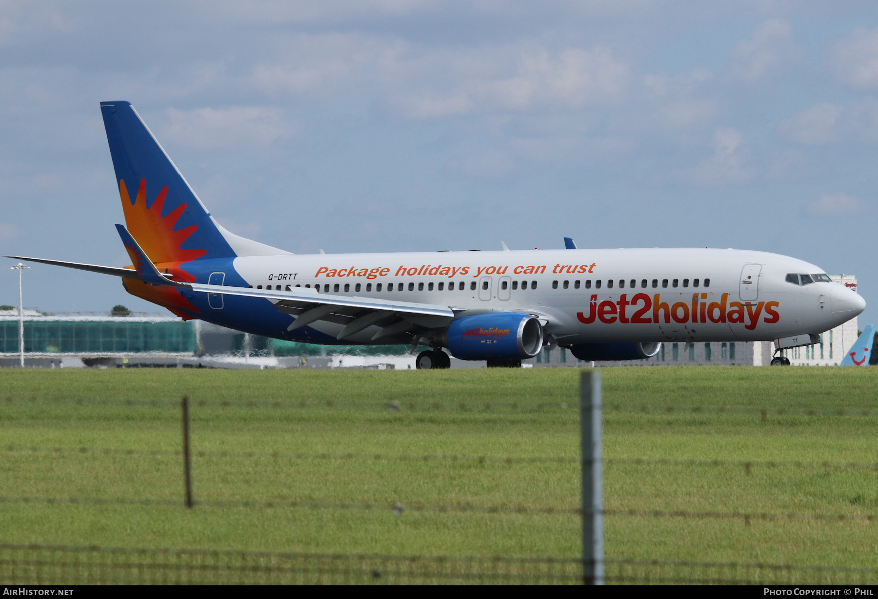 Aircraft Photo of G-DRTT | Boeing 737-8Q8 | Jet2 Holidays | AirHistory.net #383190