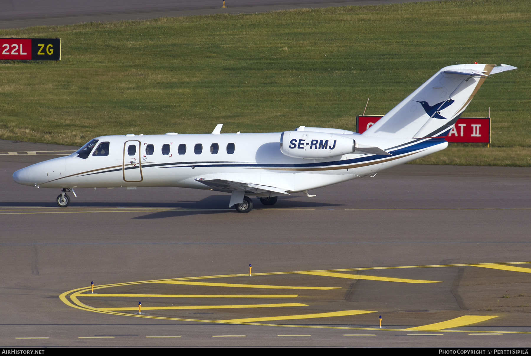 Aircraft Photo of SE-RMJ | Cessna 525B CitationJet CJ3 | Hummingbird Aviation Services | AirHistory.net #383200