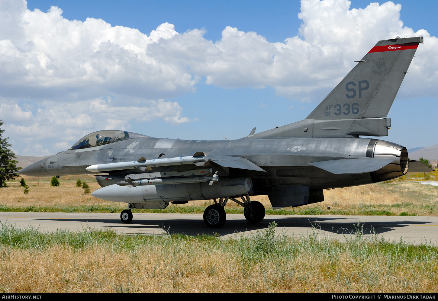Aircraft Photo of 91-0336 / AF91-336 | Lockheed F-16CM Fighting Falcon | USA - Air Force | AirHistory.net #383209