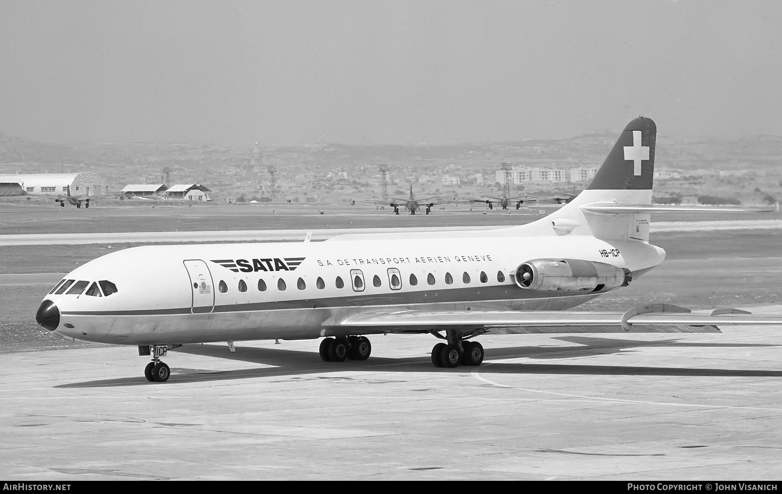 Aircraft Photo of HB-ICP | Sud SE-210 Caravelle VI-R | SATA - SA de Transport Aérien | AirHistory.net #383248