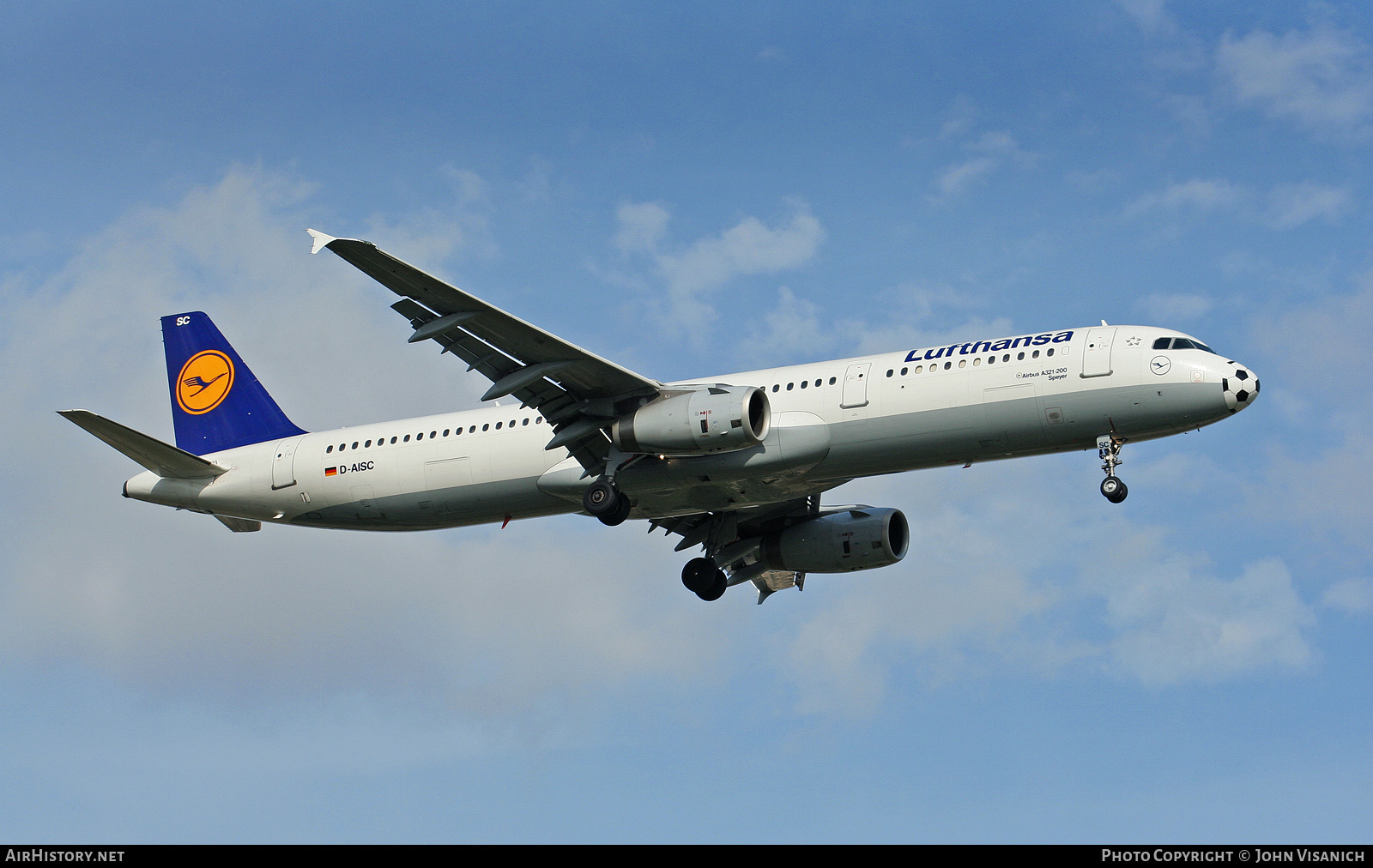 Aircraft Photo of D-AISC | Airbus A321-231 | Lufthansa | AirHistory.net #383267