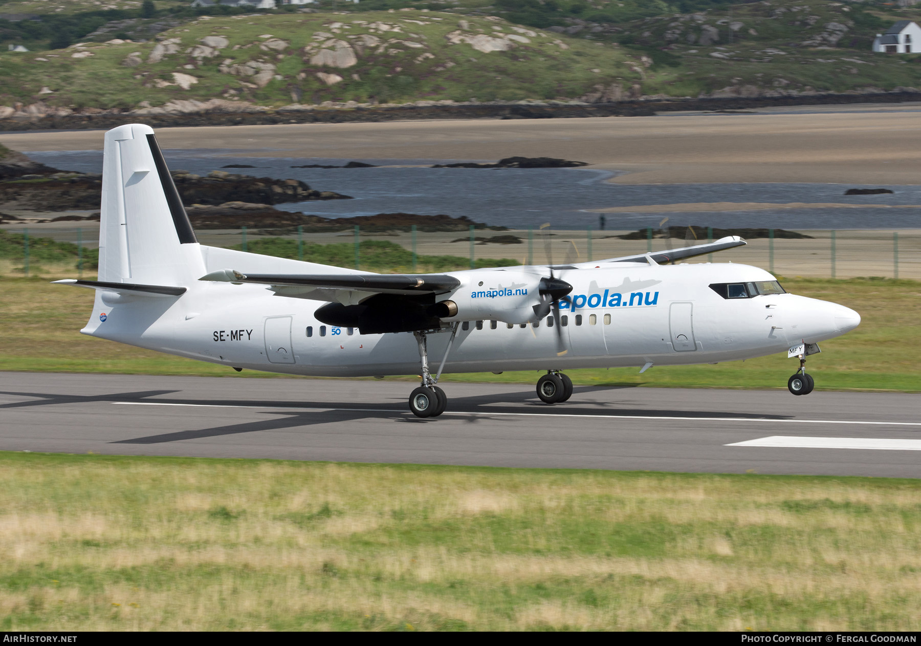 Aircraft Photo of SE-MFY | Fokker 50 | Amapola Flyg | AirHistory.net #383285