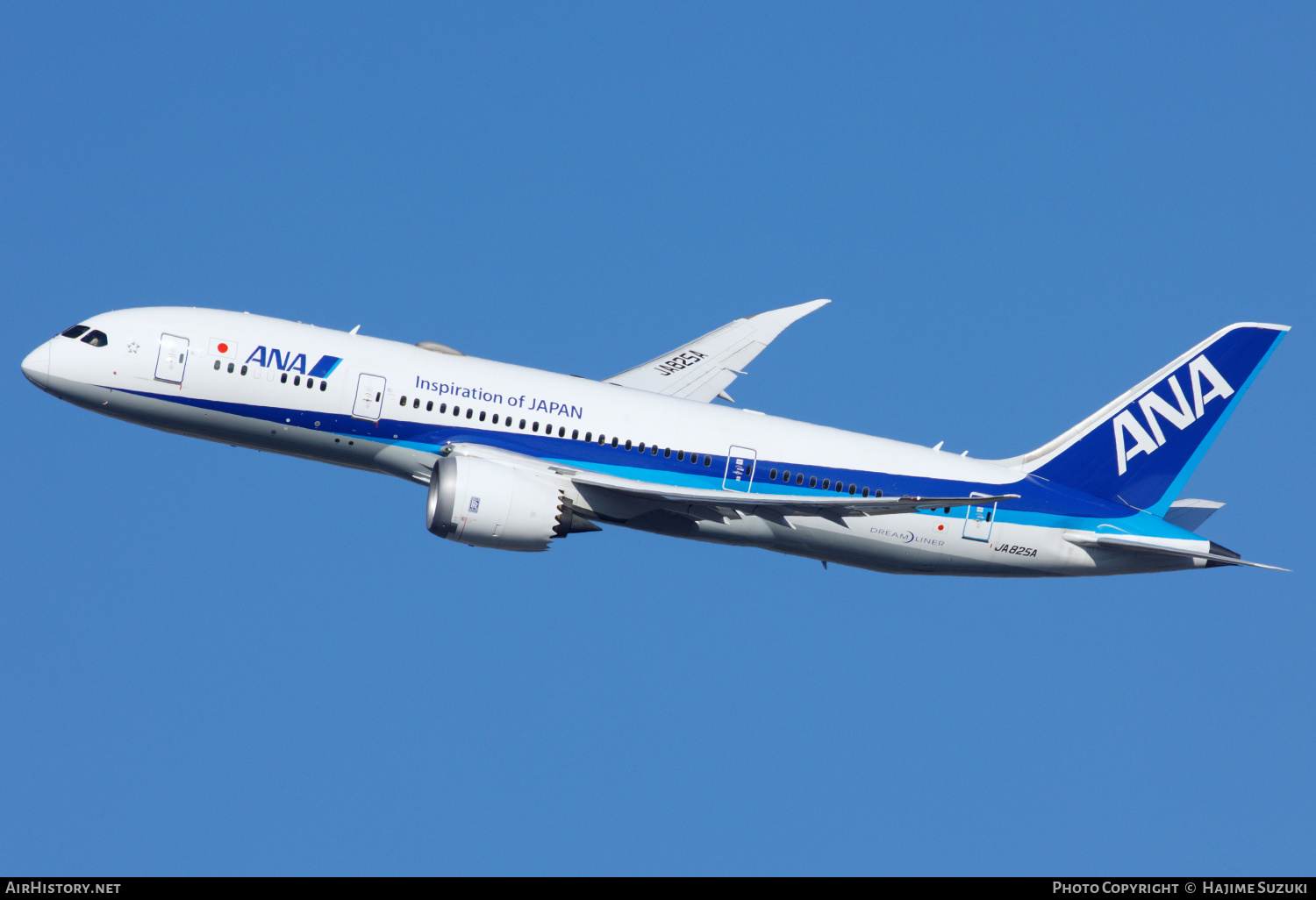 Aircraft Photo of JA825A | Boeing 787-8 Dreamliner | All Nippon Airways - ANA | AirHistory.net #383293