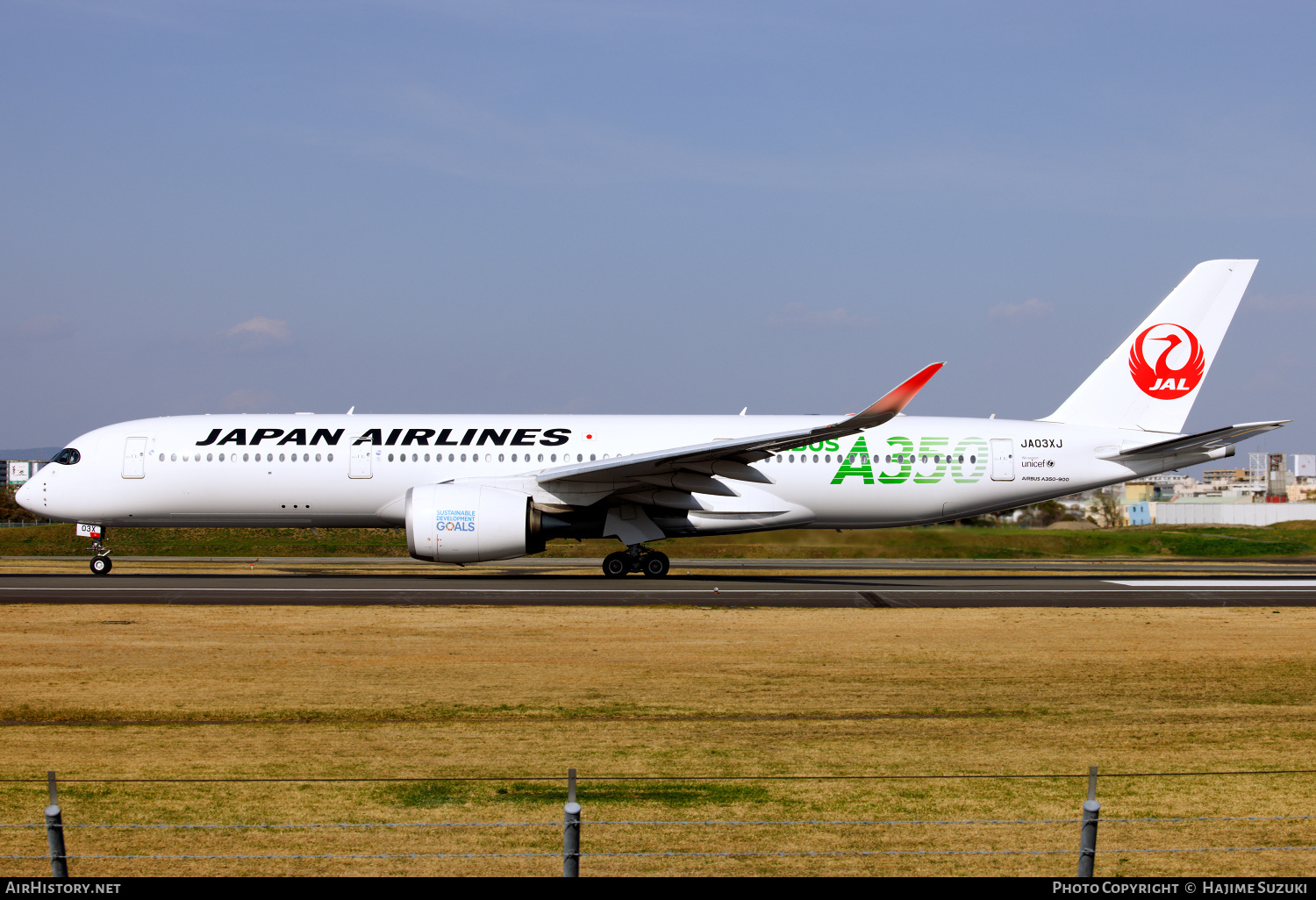 Aircraft Photo of JA03XJ | Airbus A350-941 | Japan Airlines - JAL | AirHistory.net #383294