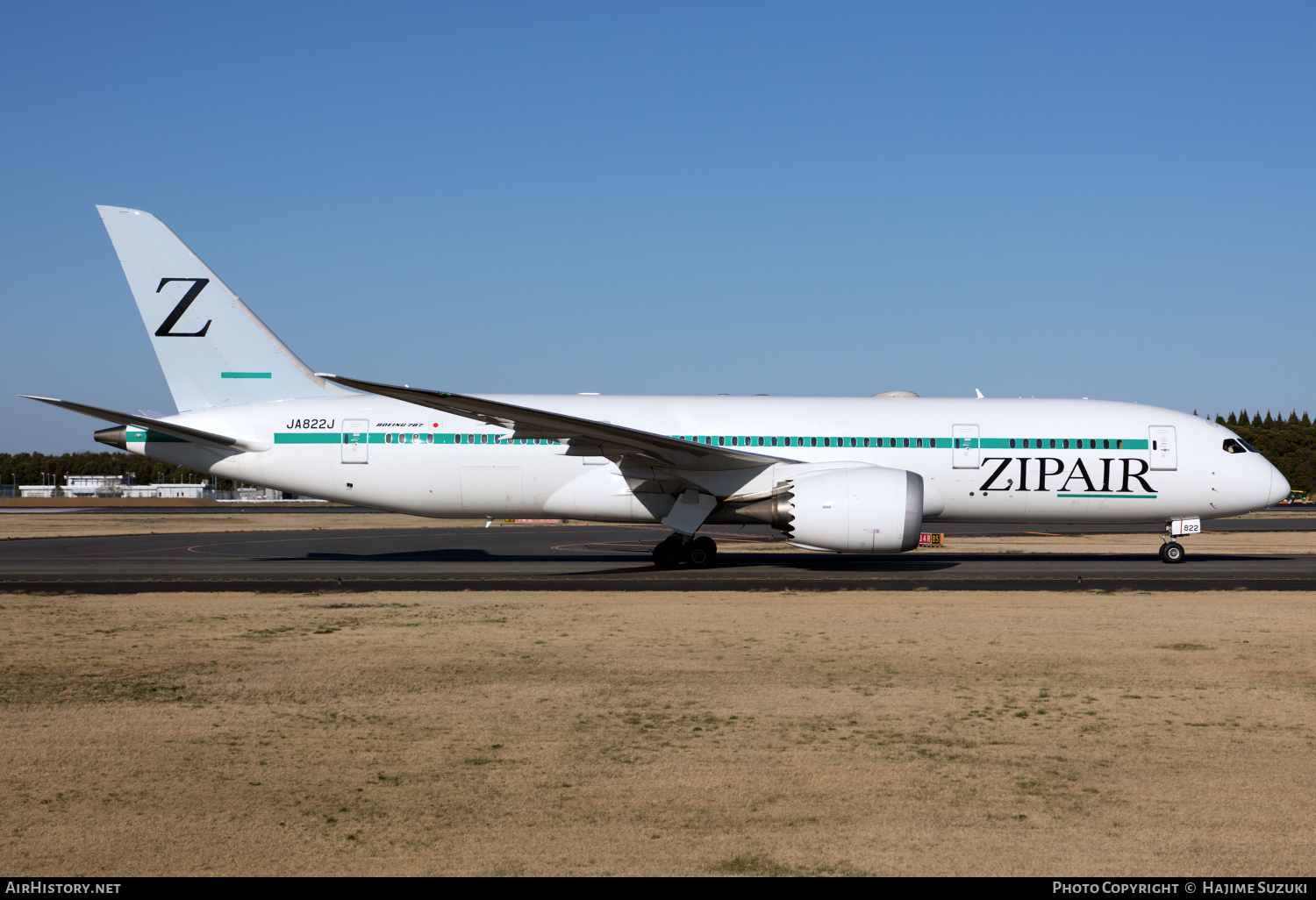 Aircraft Photo of JA822J | Boeing 787-8 Dreamliner | ZipAir | AirHistory.net #383298