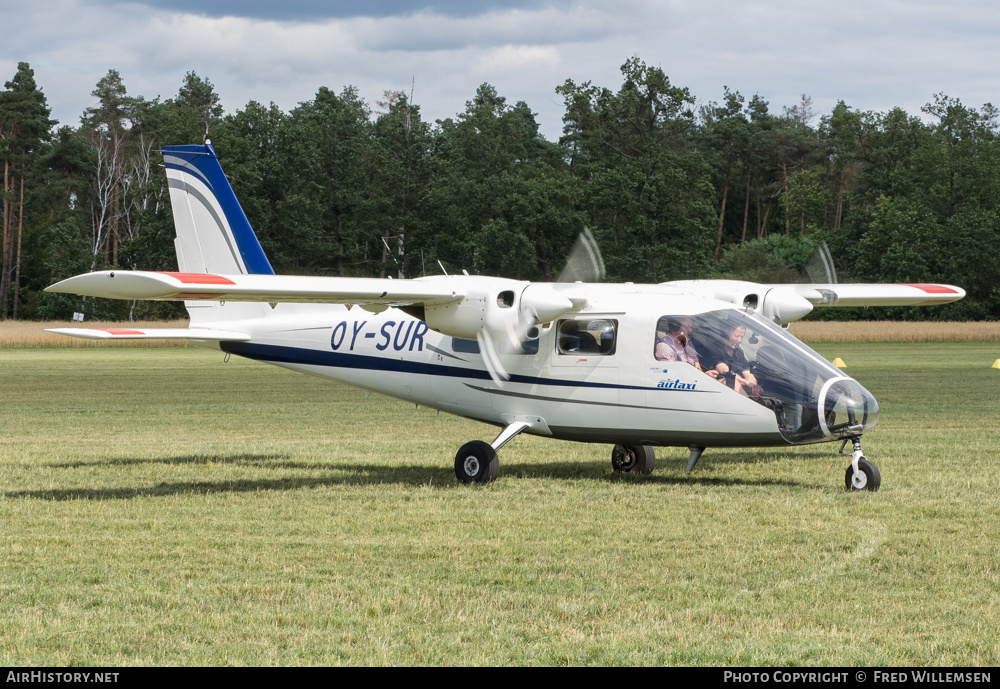 Aircraft Photo of OY-SUR | Partenavia P-68C | CAT - Copenhagen AirTaxi | AirHistory.net #383370