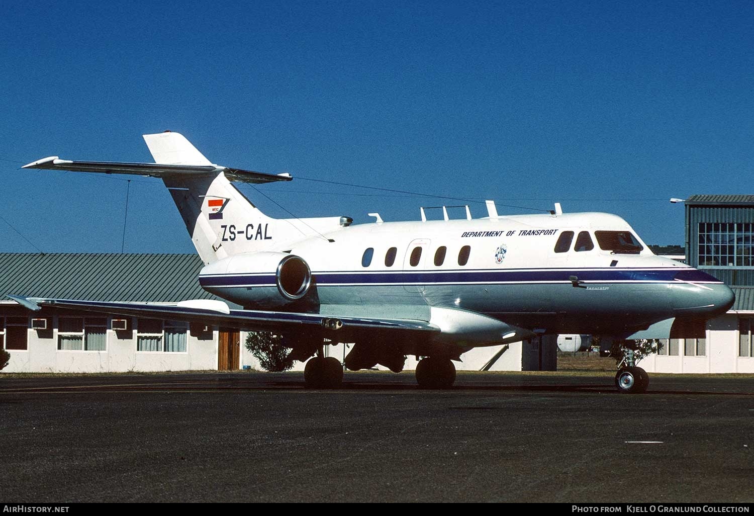 Aircraft Photo of ZS-CAL | Hawker Siddeley HS-125-F3B/RA | Department of Transport / Departement Van Vervoer | AirHistory.net #383373