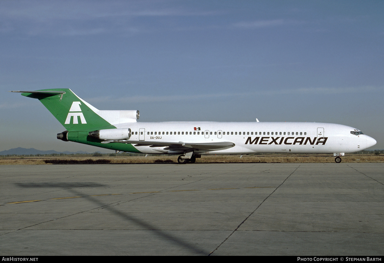 Aircraft Photo of XA-DUJ | Boeing 727-264/Adv | Mexicana | AirHistory.net #383412