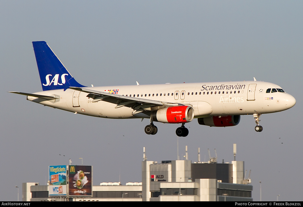 Aircraft Photo of OY-KAN | Airbus A320-232 | Scandinavian Airlines - SAS | AirHistory.net #383419