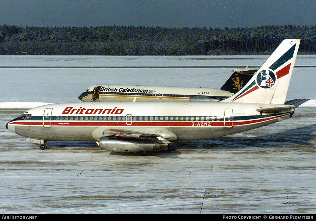 Aircraft Photo of G-AZNZ | Boeing 737-222 | Britannia Airways | AirHistory.net #383429