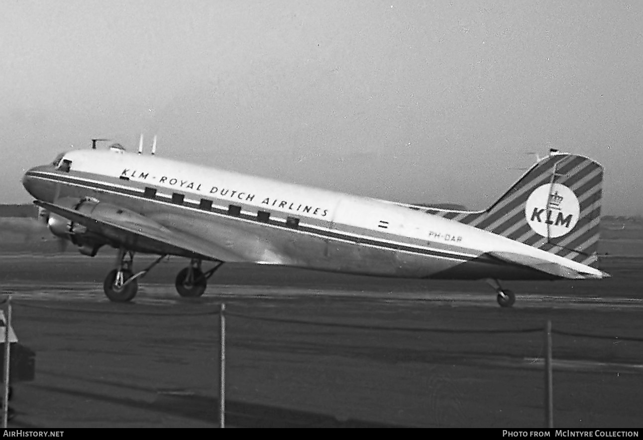 Aircraft Photo of PH-DAR | Douglas C-47A Dakota Mk.3 | KLM - Royal Dutch Airlines | AirHistory.net #383433