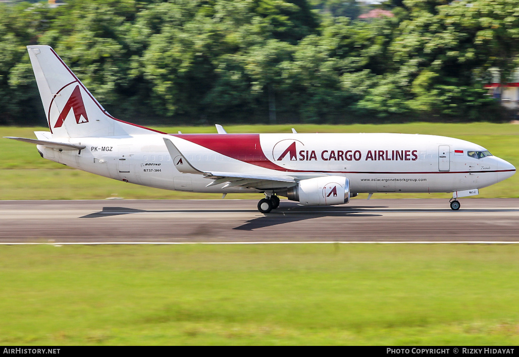 Aircraft Photo of PK-MGZ | Boeing 737-3H4(SF) | Asia Cargo Airlines | AirHistory.net #383444