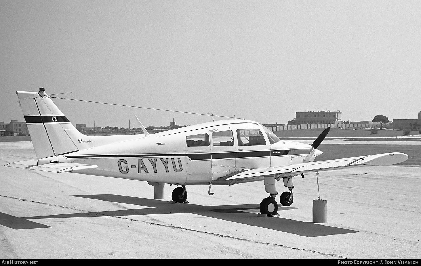 Aircraft Photo of G-AYYU | Beech C23 Sundowner 180 | AirHistory.net #383450