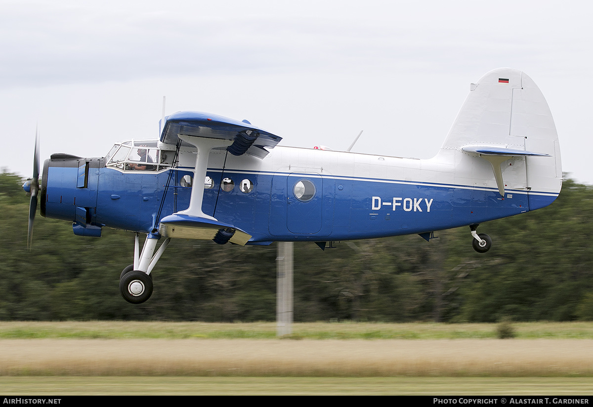 Aircraft Photo of D-FOKY | Antonov An-2TD | AirHistory.net #383493