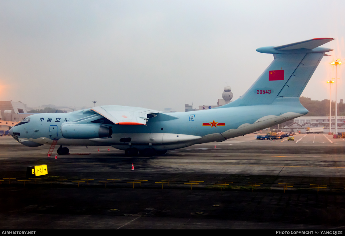 Aircraft Photo of 20543 | Ilyushin Il-76MD | China - Air Force | AirHistory.net #383497