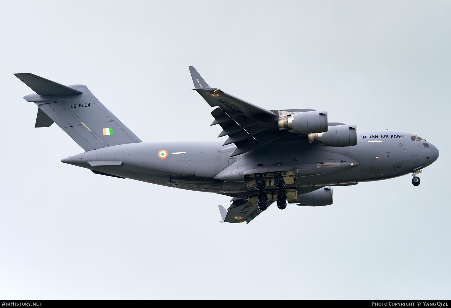 Aircraft Photo of CB-8004 | Boeing C-17A Globemaster III | India - Air Force | AirHistory.net #383499