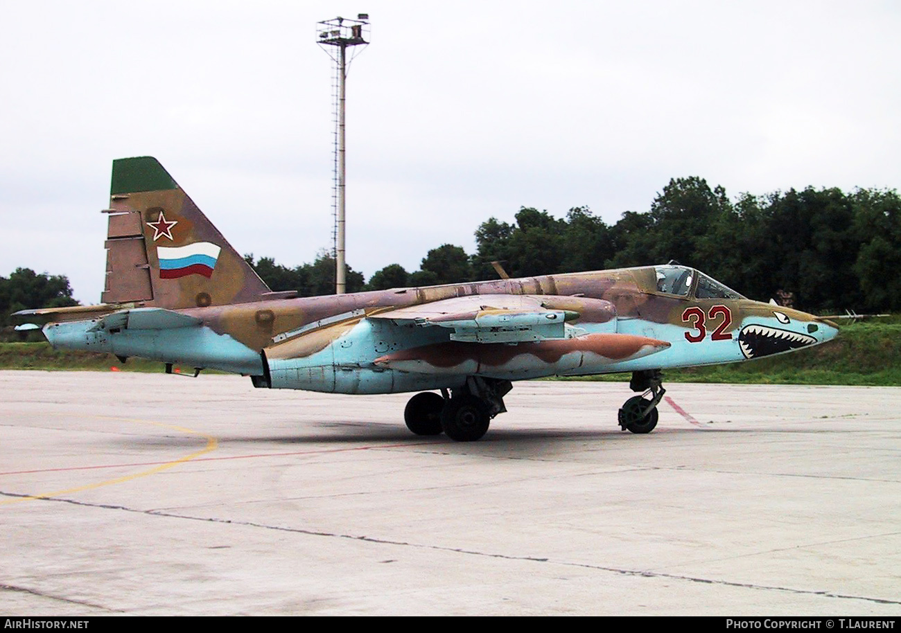 Aircraft Photo of 32 red | Sukhoi Su-25 | Russia - Air Force | AirHistory.net #383538