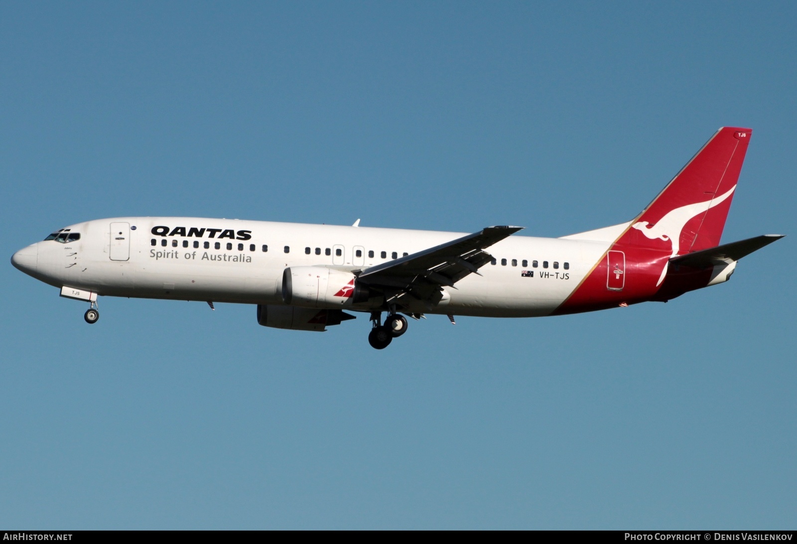 Aircraft Photo of VH-TJS | Boeing 737-476 | Qantas | AirHistory.net #383553