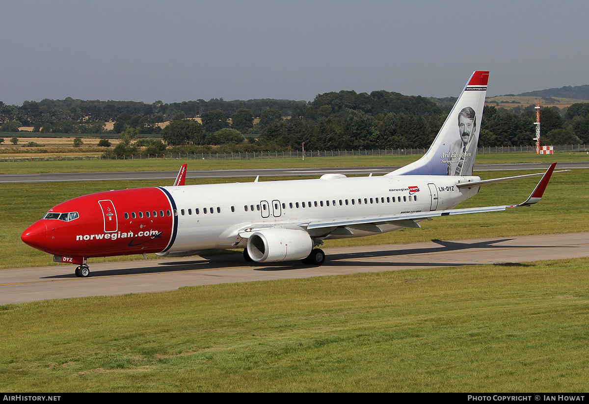 Aircraft Photo of LN-DYZ | Boeing 737-8JP | Norwegian | AirHistory.net #383555