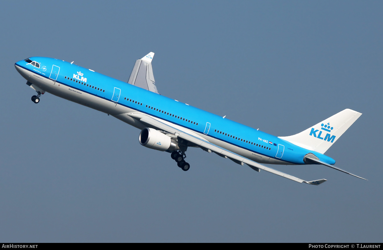 Aircraft Photo of PH-AKE | Airbus A330-303 | KLM - Royal Dutch Airlines | AirHistory.net #383558