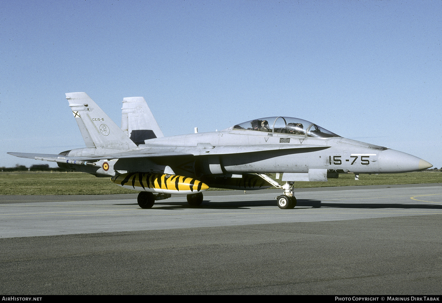 Aircraft Photo of CE.15-6 | McDonnell Douglas EF-18BM Hornet | Spain - Air Force | AirHistory.net #383576