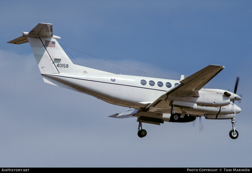 Aircraft Photo of 84-0158 / 40158 | Beech C-12F Huron (B200C) | USA - Army | AirHistory.net #383579