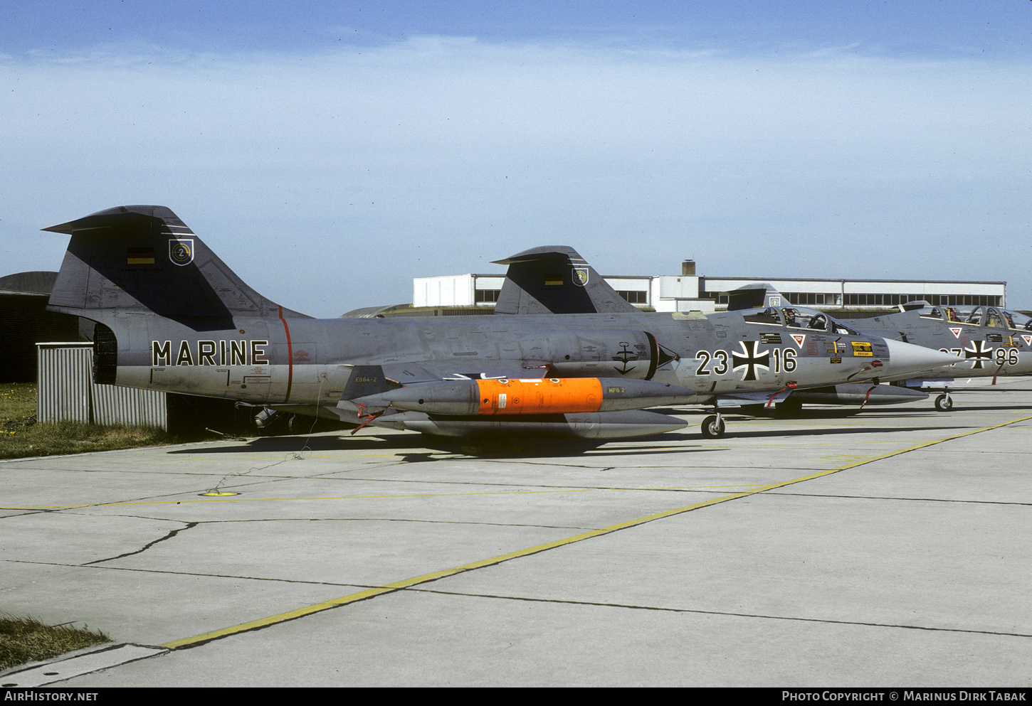 Aircraft Photo of 2316 | Lockheed RF-104G Starfighter | Germany - Navy | AirHistory.net #383589