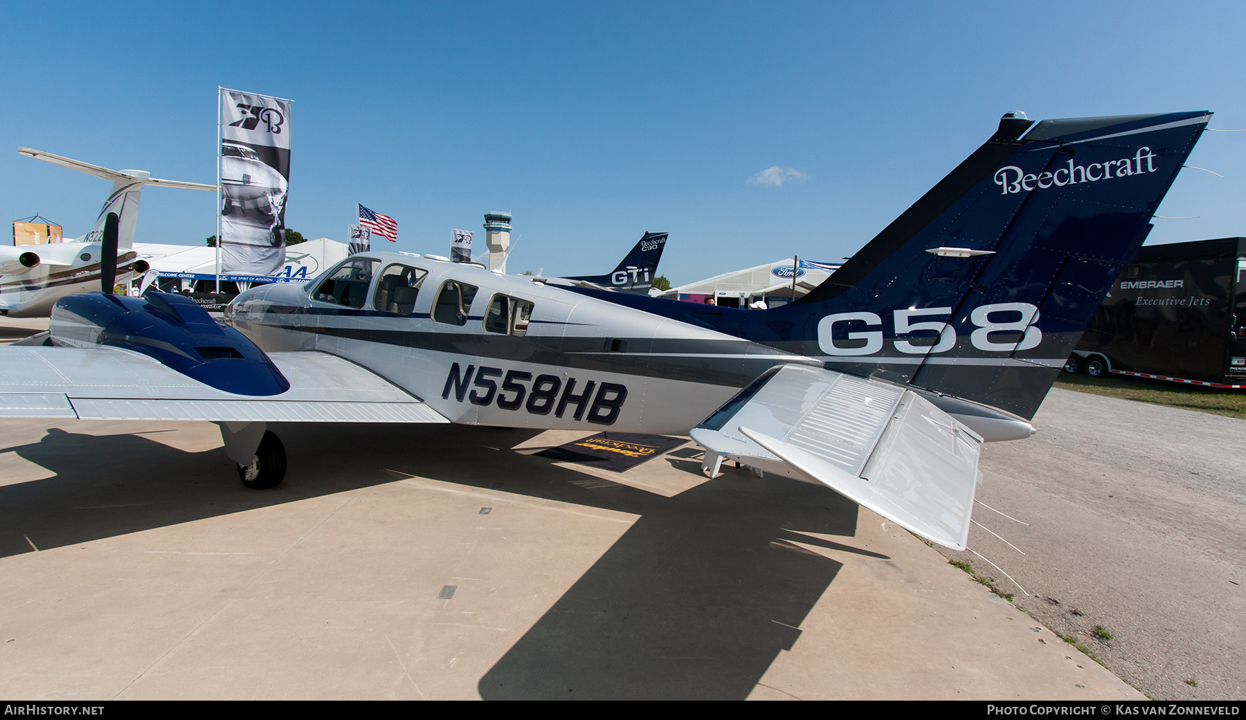 Aircraft Photo of N558HB | Hawker Beechcraft G58 Baron | AirHistory.net #383591