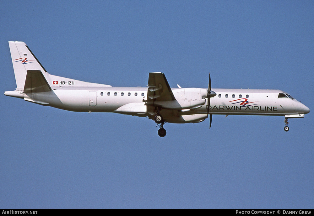 Aircraft Photo of HB-IZH | Saab 2000 | Darwin Airline | AirHistory.net #383599