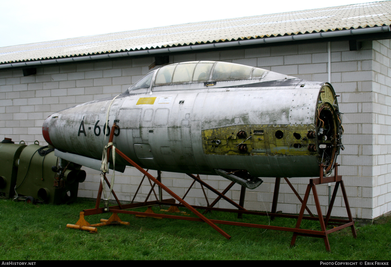 Aircraft Photo of A-665 | Republic F-84G Thunderjet | Denmark - Air Force | AirHistory.net #383629