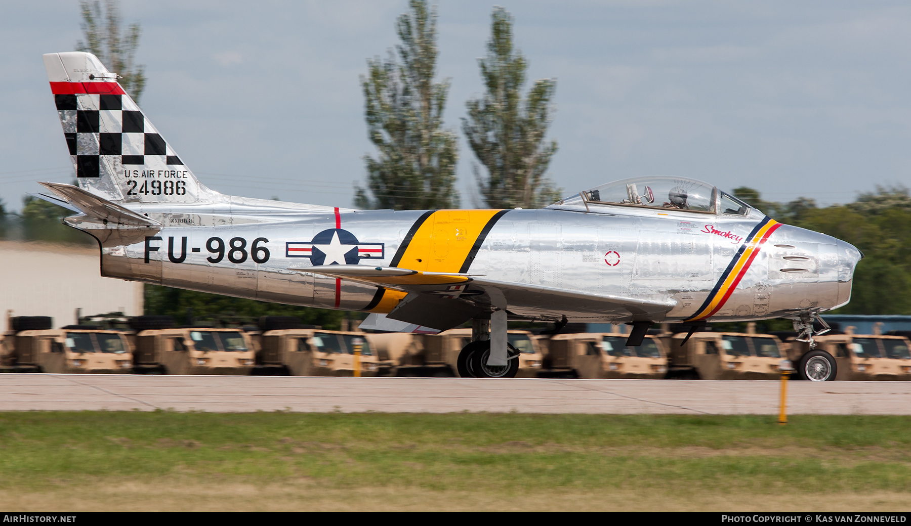 Aircraft Photo of N188RL / NX188RL / 24986 | North American F-86F Sabre | USA - Air Force | AirHistory.net #383718
