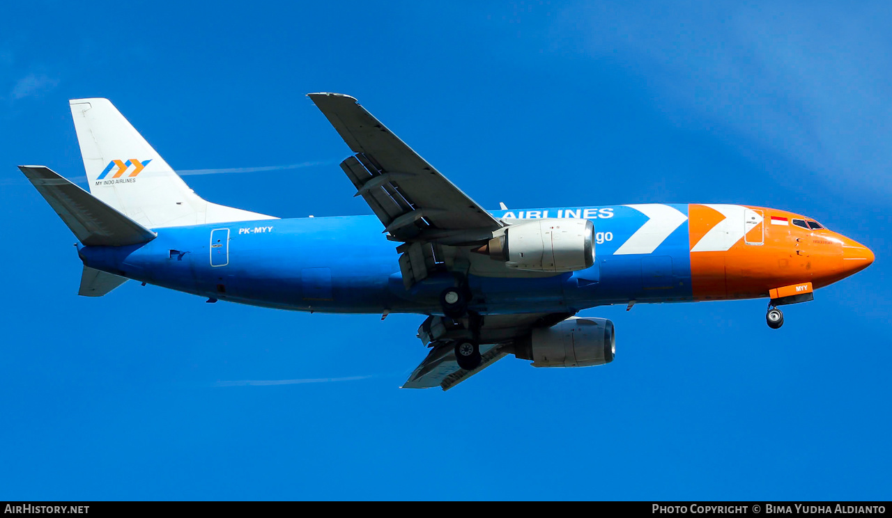 Aircraft Photo of PK-MYY | Boeing 737-347 | My Indo Airlines | AirHistory.net #383727