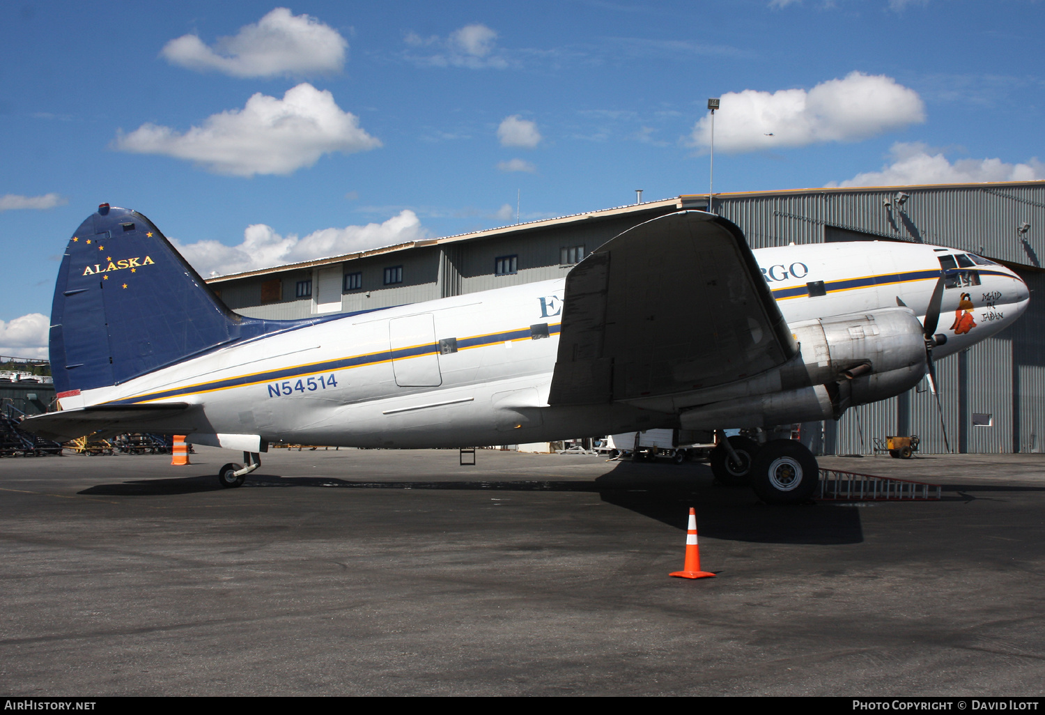 Aircraft Photo of N54514 | Curtiss C-46D Commando | Everts Air Cargo | AirHistory.net #383734