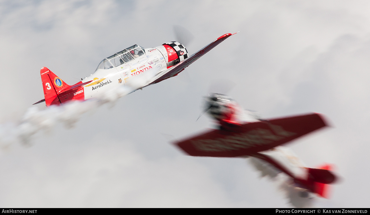 Aircraft Photo of N7462C | North American T-6G Texan | Aeroshell Aerobatic Team | AirHistory.net #383745