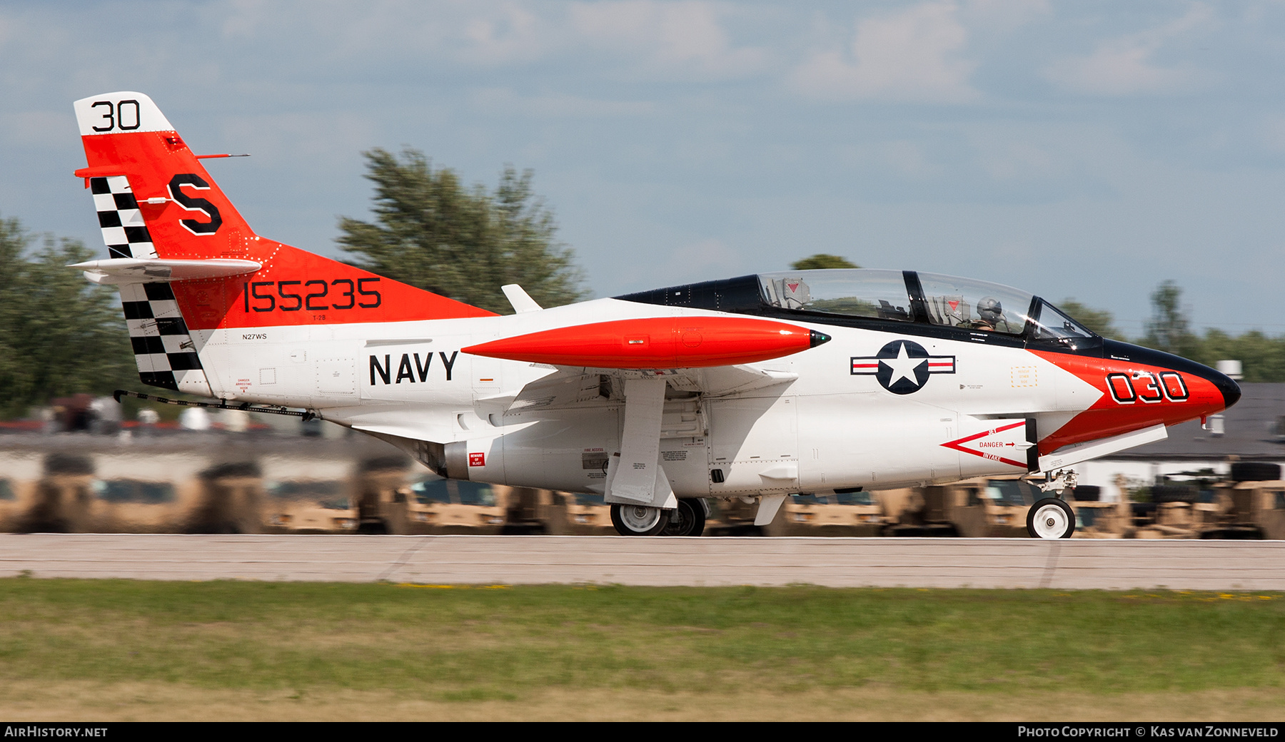 Aircraft Photo of N27WS / 155235 | North American T-2B Buckeye | USA - Navy | AirHistory.net #383749