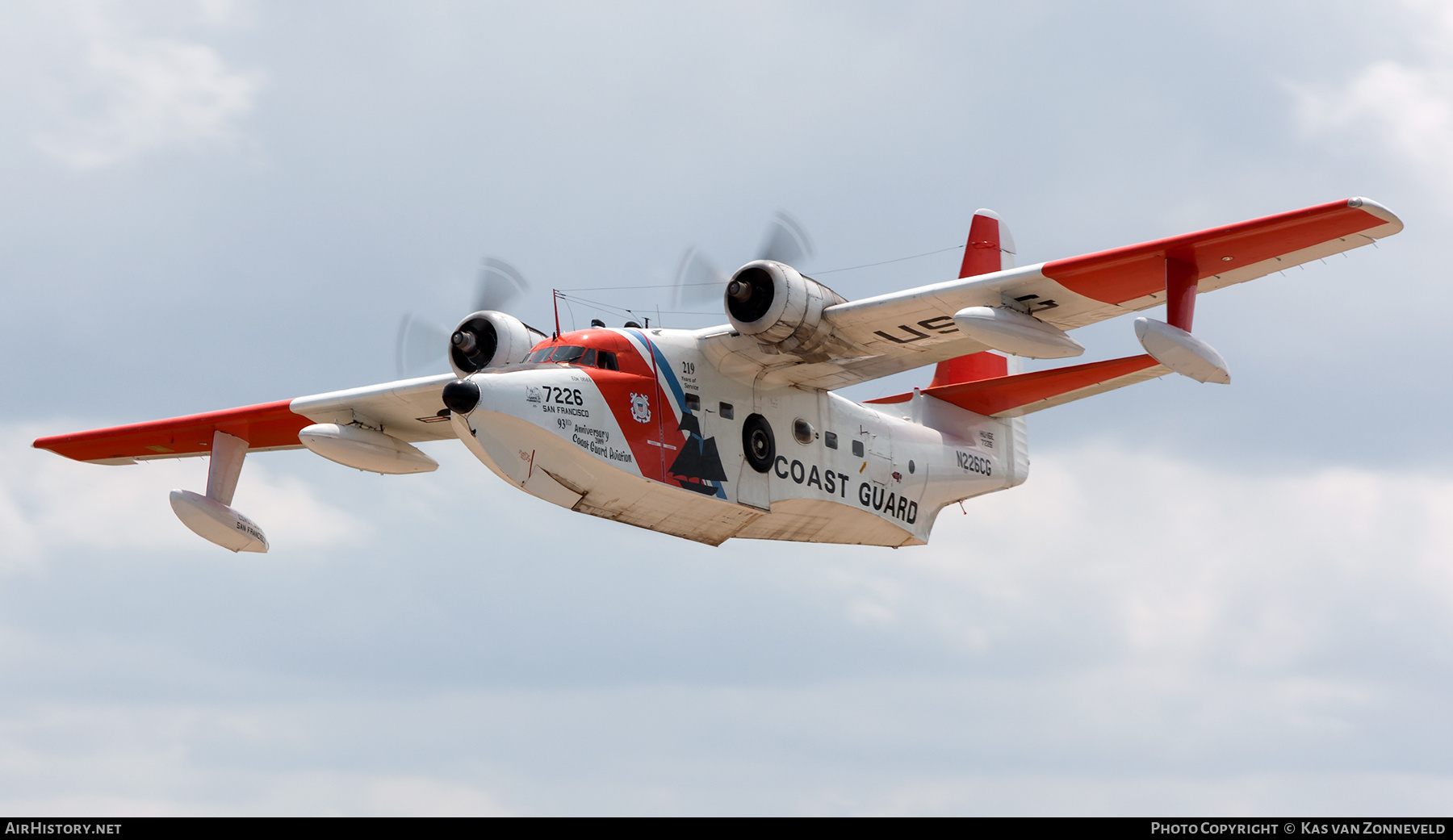 Aircraft Photo of N226CG / 7226 | Grumman HU-16E Albatross | USA - Coast Guard | AirHistory.net #383751