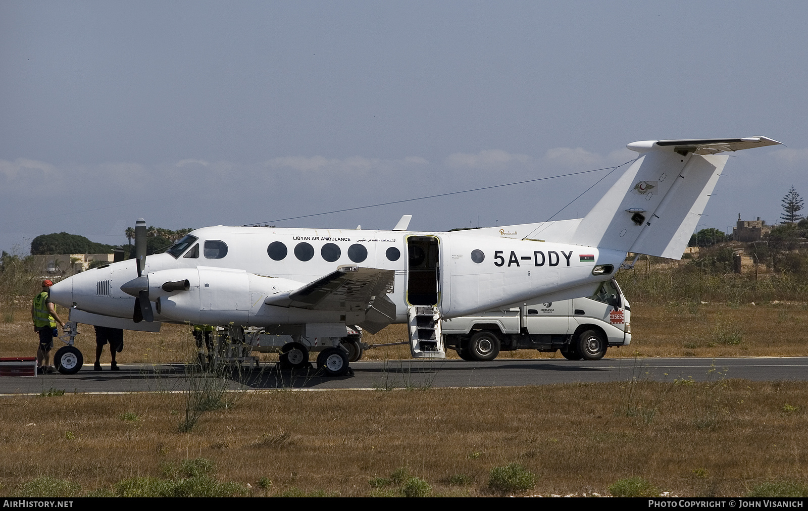 Aircraft Photo of 5A-DDY | Beech 200C Super King Air | Libyan Air Ambulance | AirHistory.net #383759