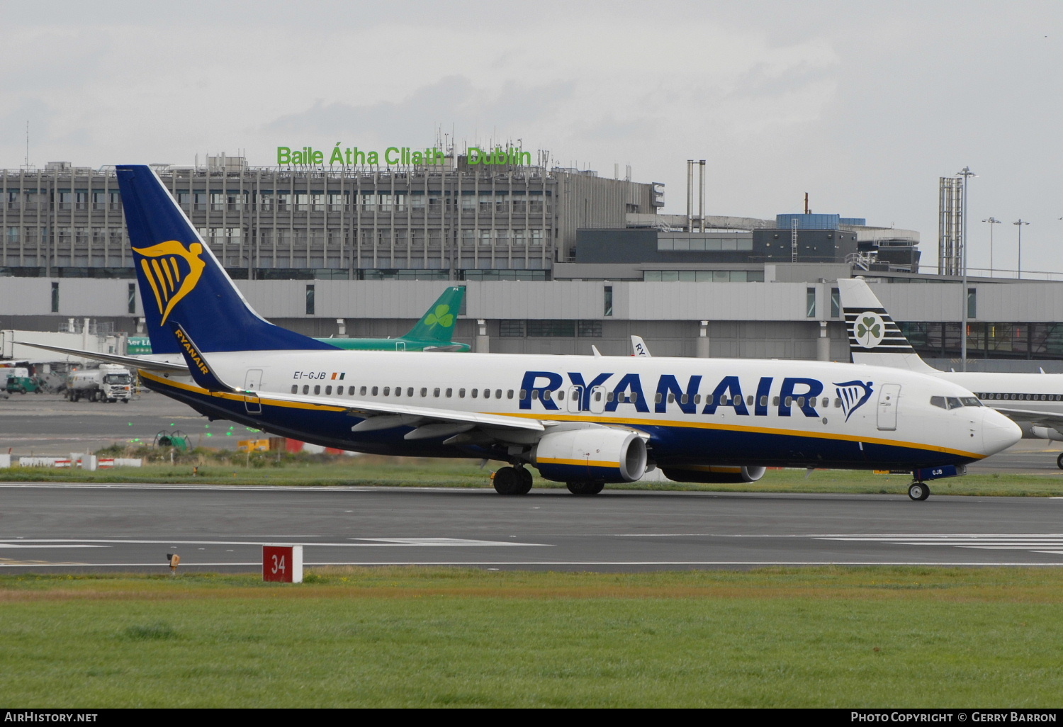 Aircraft Photo of EI-GJB | Boeing 737-800 | Ryanair | AirHistory.net #383782